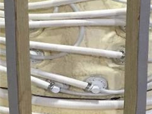 ⑤ Блокируйте проходы и запечатайте пробелы вокруг шкафа 